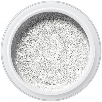 Glitter Pure Silver Colour Gel 5g